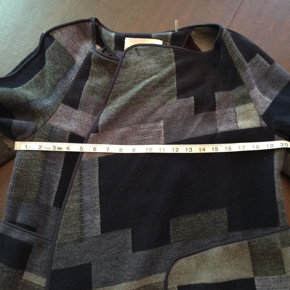 Rare Tahari Color Block Versatile Jacket One Size - Picture 5 of 8